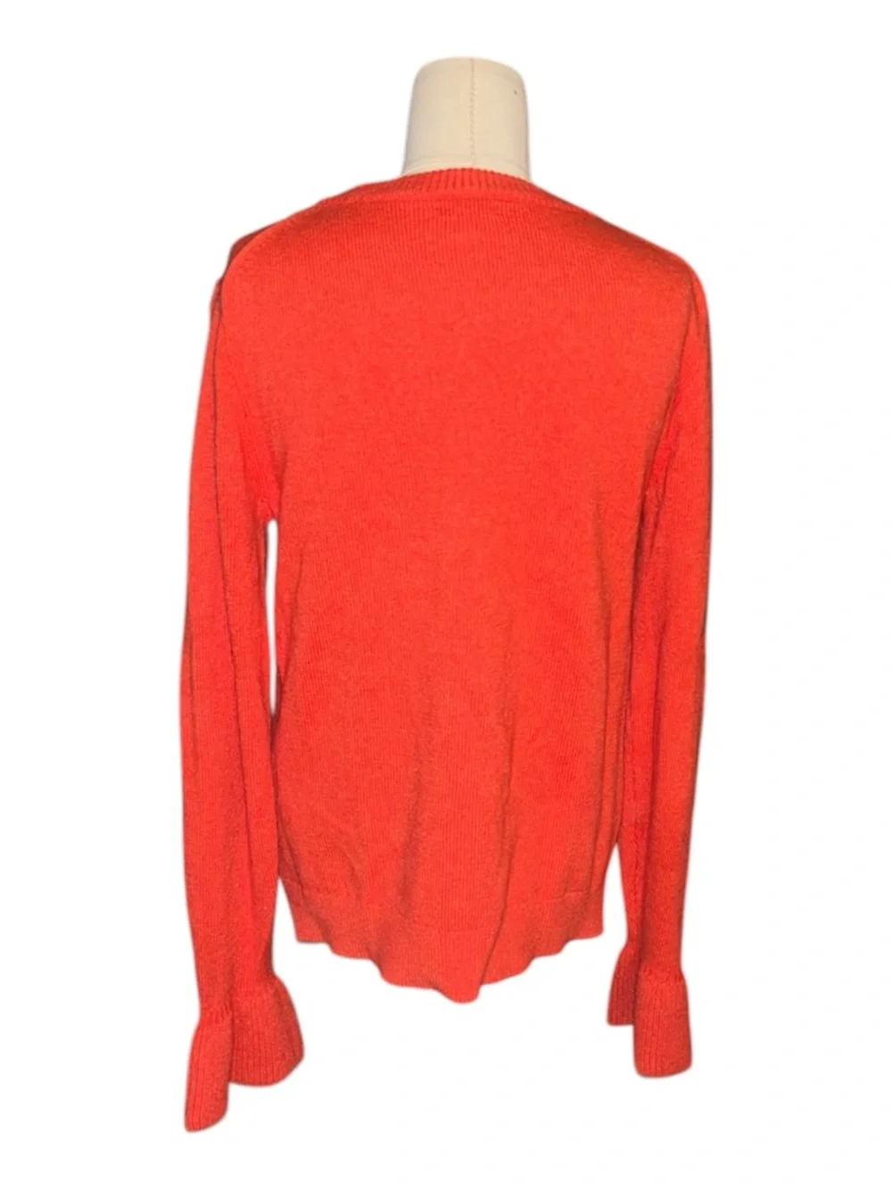 J. Crew Classic Crewneck Orange Women's Sweater